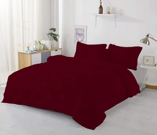 Vista 23 de Lujosa funda de edredón plisada de 1 pieza, tamaño matrimonial/queen (90 x 90 pulgadas), 100% algodón egipcio de 800 hilos, con cierre de cremallera