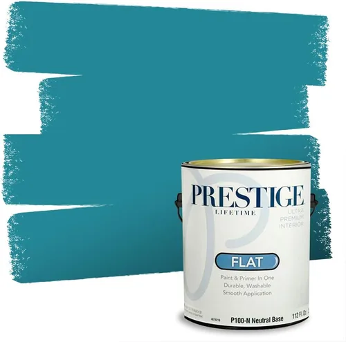 Vista 123 de PRESTIGE Pintura exterior e imprimación en uno, Apalaches, plano, 1 galón