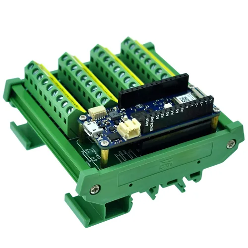 Vista 7 de Placa del módulo de ruptura del bloque de terminales del tornillo del montaje en carril DIN para Arduino MKR.