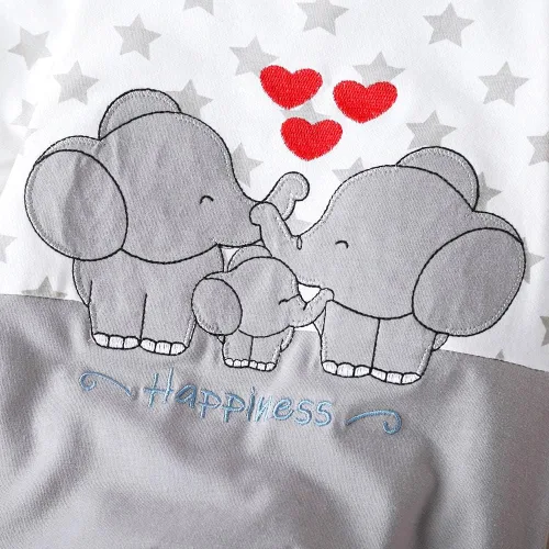 Vista 5 de Linda jirafa + cebra con estampado floral de manga larga para bebé niña, mono blanco para mameluco de una pieza