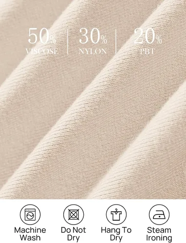 Vista 6 de Caracilia Conjunto de dos piezas para mujer, suéter de punto de manga larga y pantalones deportivos tipo cargo
