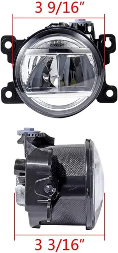 Vista 6 de Luces antiniebla LED de 3000 lm con lente transparente izquierda y derecha compatibles con Acura TLX Honda Accord Civic CRZ Fit HRV Odyssey Passport