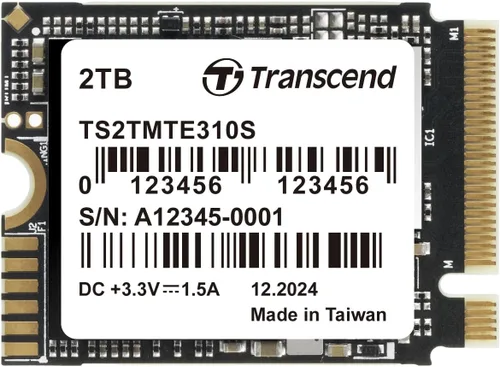 Vista 10 de Transcend MTE300S PCIe 2230 SSD de 256 GB, 2000 MB/s para Steam Deck, Surface Pro