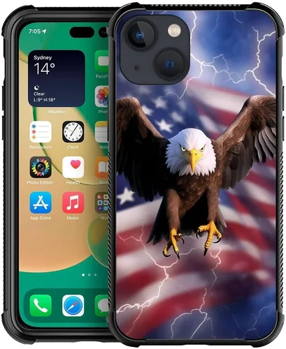 Vista 207 de Funda compatible con iPhone 8 Plus, diseño de oso de bosque otoñal, a prueba de golpes, antiarañazos, carcasa trasera de policarbonato duro