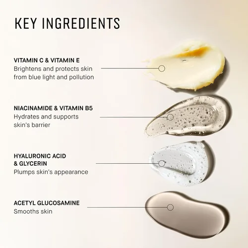 Vista 10 de Bobbi Brown Base facial enriquecida con vitaminas, base hidratante e hidratante 2 en 1, con manteca de karité, ácido hialurónico y vitaminas
