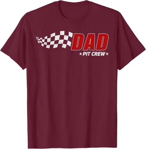 Vista 17 de Dad Pit Crew Race Car Birthday Family Matching Pit Crew Camiseta Pit Crew