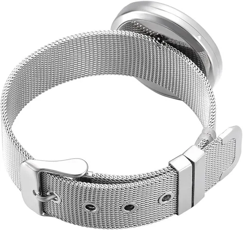Vista 4 de memorial jewelry Aromatherapy Essential Oils Diffuser Locket Bracelet 316l Stainless Steel Bangle