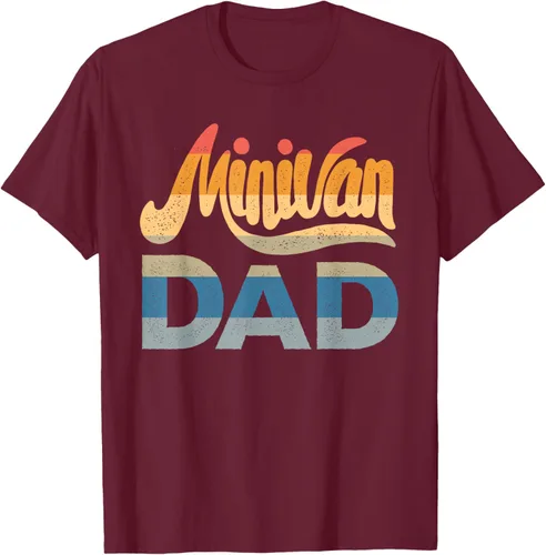 Vista 8 de Minivan Dad Mini Van Proud Father Funny Parent Camiseta con cita para papá, Negro