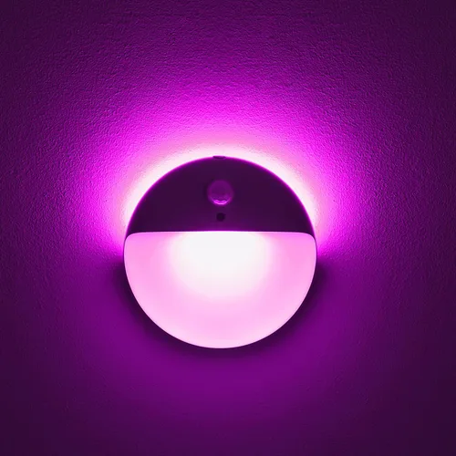 Vista 9 de YUNLEX Paquete de 2 luces nocturnas a batería, luces de inodoro, luz de sensor de movimiento pequeño de 2.6 pulgadas, luces adhesivas, 3 modos