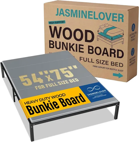 Vista 10 de Bunkie Board - Tabla de cama de madera reforzada para debajo del colchón, tamaño individual de 38 x 75 pulgadas