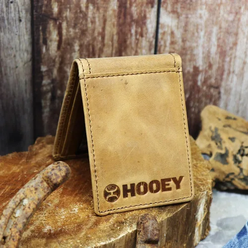 Vista 45 de HOOEY Cuero Bi-Fold Hombre, Hands-Up- Estampado Nómada, Talla única, 2812937
