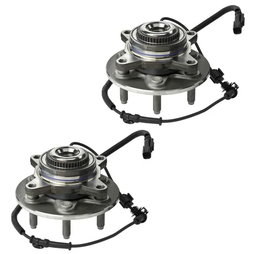 Vista 9 de Detroit Axle - Par de cojinetes de rueda delantera/trasera para Ford Edge 11-14, 09-19 Flex, 13-19 Police Interceptor Sedan, 14-18 Police Sedan