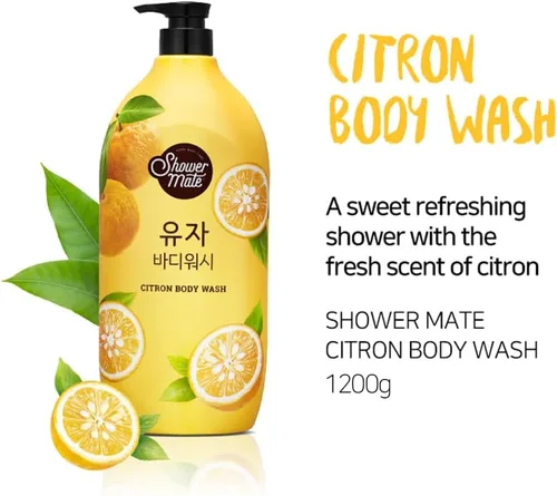Vista 5 de SHOWERMATE Gel de baño natural 42.3 fl oz, 2.6 lbs (Citrón - Yuja)