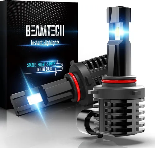 Vista 8 de BEAMTECH Bombilla antiniebla H/4, 2 piezas Bombilla H4, 6500K, sin ventilador, estable, apta para motocicleta