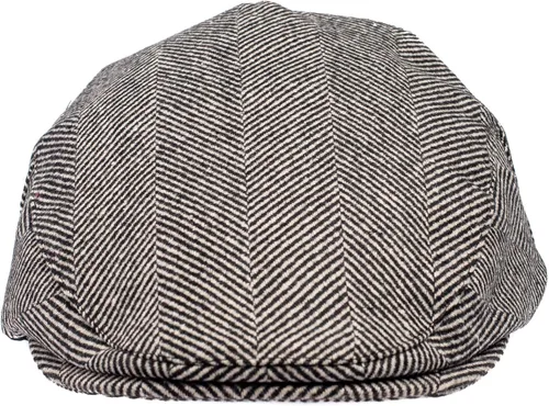 Vista 13 de Born to Love Gorro de conductor a rayas para niños pequeños