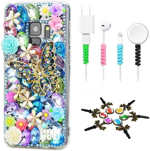 Vista 13 de Bling Case SSSGCDwCPSeries-41 - Funda con diseño 3D hecho a mano, 100 + cristales brillantes