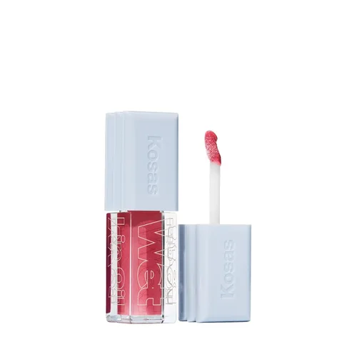 Vista 18 de Kosas Wet Lip Oil Gloss - Tratamiento hidratante y voluminizador de labios con ácido hialurónico y péptidos, acabado no pegajoso (sin abrir)