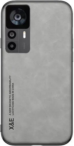 Vista 5 de Kepuch Funda Silklike para Xiaomi 12T Pro - Cubierta de parachoques Placa de metal incorporada para Xiaomi 12T Pro - Negro