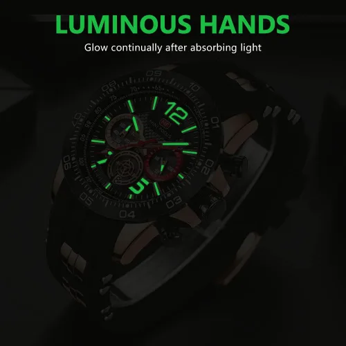 Vista 4 de AIMES Watch for Men Sport Military Waterproof Chronograph Mens Watches Analog Quartz Big Face Classic Stylish Fashion Casual Designer Business Work