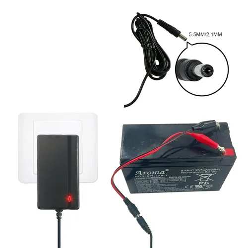 Vista 5 de JRRXM Cargador universal de 12 voltios y 24 voltios para coche de juguete alimentado por Batty para niños, la mejor opción de cargador adaptador