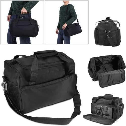 Vista 9 de FILFEEL Bolsa de transporte para peluquería, gran capacidad, equipo de peluquería profesional, herramienta de peluquería, bolsa de mensajero