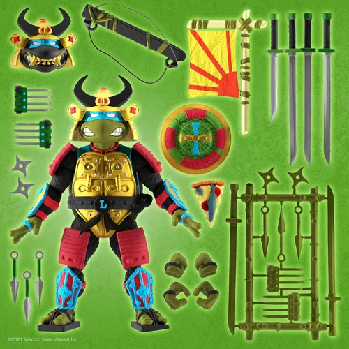 Vista 3 de Teenage Mutant Ninja Turtles Ultimates: Leo the Sewer Samurai Figura de acción