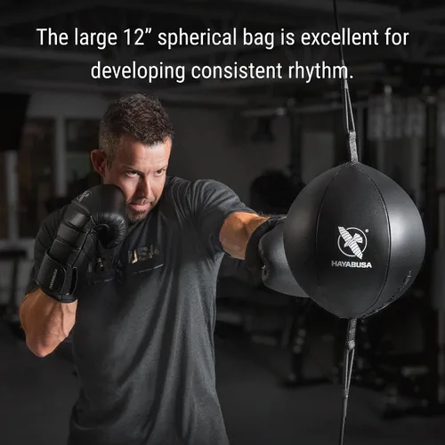 Vista 3 de Hayabusa Bolsa de doble extremo Classic Sphere - Negro, 12 pulgadas