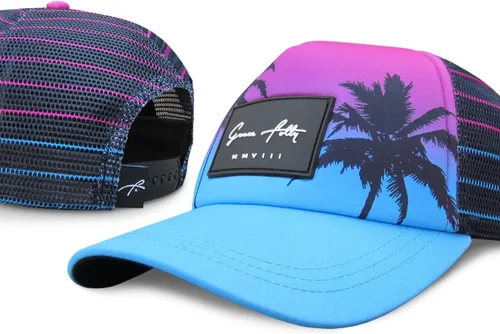 Vista 7 de Grace Folly Gorra de béisbol de malla con cierre de presión para hombres o mujeres