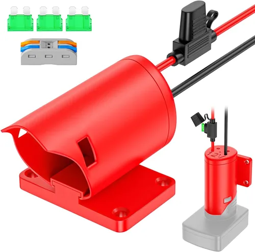 Vista 12 de Crivnhar Power Wheels - Adaptador de batería compatible con baterías Kobalt de 24 V Max, terminales de cable de calibre 14 con protección
