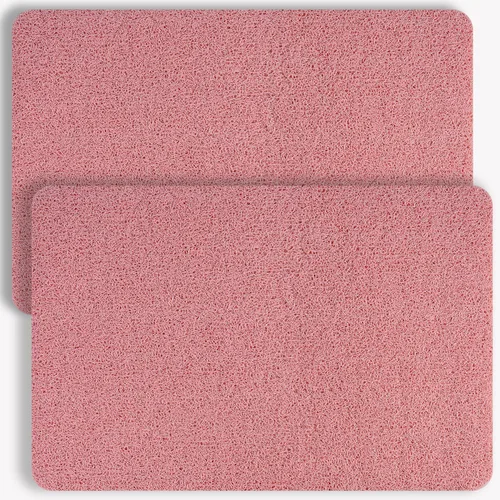 Vista 36 de Hargiis - Tapete antideslizante de secado rápido para tina y ducha, tapete exfoliante para pies, para baño, cocina u hotel, beige, 24 x 16 pulgadas