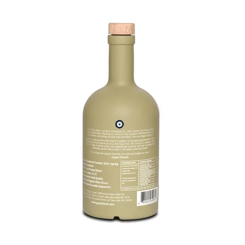 Vista 8 de AOVE reliquia Little Gypsy Farms - Aceite de oliva virgen extra griego cultivado en finca Variedad de oliva más saludable 5X polifenoles