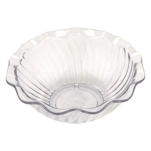 Vista 9 de G.E.T. DD-50-BK - Plato de postre para helado de tulipanes de plástico, 5 onzas, color negro (juego de 12)