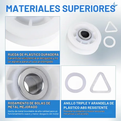 Vista 4 de Polea de repuesto para secadora Ultra Durable 279640 de Blue Stars – Ajuste exacto para secadora Whirlpool y Kenmore – Sustituye a 3388672, 697692
