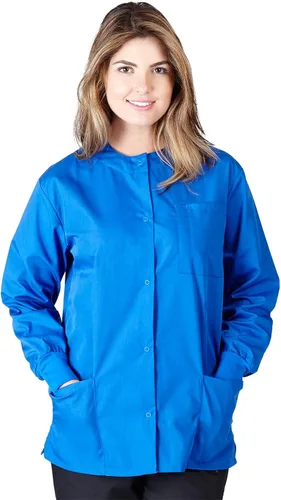 Vista 9 de Natural Uniforms - Chaqueta de Scrub para Calentamiento Negro