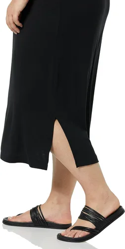 Vista 6 de Amazon Essentials - Falda midi de punto sin cierre para mujer (disponible en talla grande)