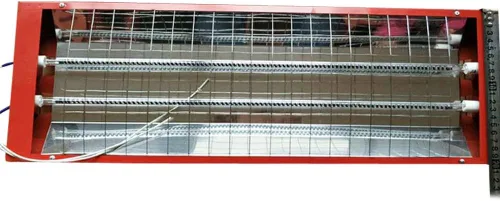 Vista 5 de Xuthusman 2 unids 2KW Spray Baking Booth Infrarrojos Pintura Curado Lámpara Tubo Cabina Hornear Lámpara de Fibra de Carbono Auto Calefacción Luz