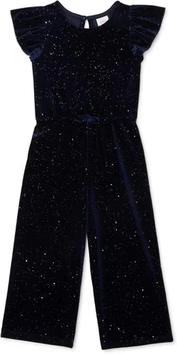 Vista 2 de Mono de terciopelo con rayas o azul Stardust para bebés y niños pequeños