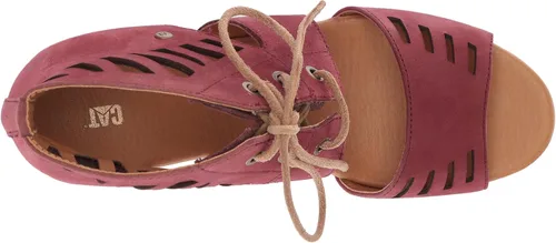 Vista 5 de Caterpillar Alma Ghillie Tie Platform Wedge Sandalia para mujer
