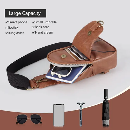 Vista 4 de Sling Bag - Pelotas deportivas para hombre y mujer, Baloncesto marrón claro, Classic