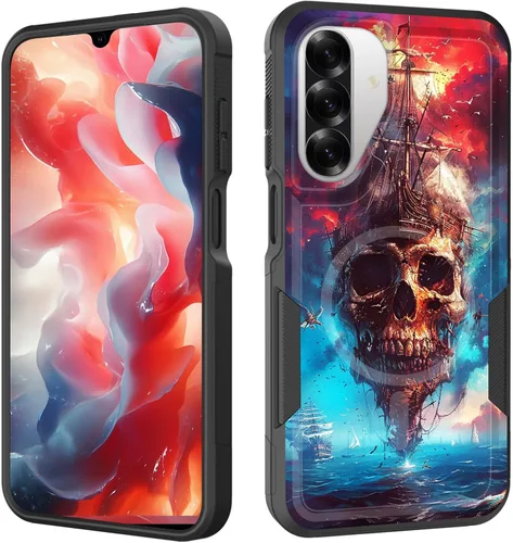 Vista 263 de Funda magnética para Galaxy A16 5G, [compatible con MagSafe] [protección contra caídas de grado militar] Funda resistente a prueba de golpes