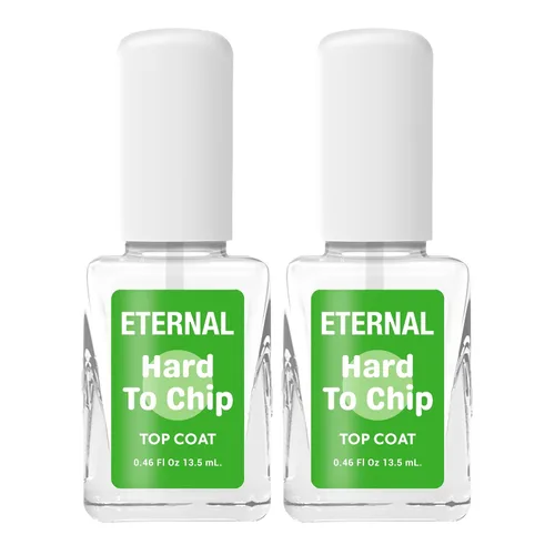 Vista 10 de Eternal Capa superior de secado rápido Sellador de esmalte de uñas de alto brillo de secado rápido, acabado transparente resistente a las manchas