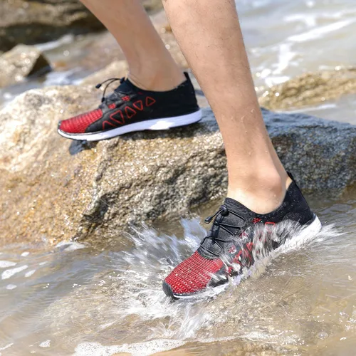 Vista 3 de Vibdiv - Zapatos de agua para hombre, secado rápido, ligeros, para deportes al aire libre