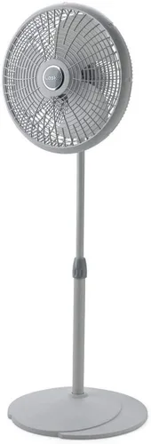 Vista 10 de Lasko 1646 - Ventilador de pedestal oscilante y ajustable con temporizador y control remoto para uso en interiores, dormitorio, sala de estar, Blanco