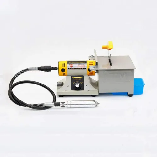 Vista 6 de 110 V joyería de pulido de roca Buffer Banco Torno y pulidor Kits de máquina herramienta multifunción amoladora TM-2