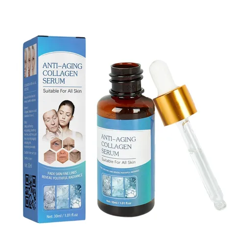 Vista 3 de Suero facial Olavita, suero facial de solución líquida, suero antienvejecimiento, gel de vitamina C, estiramiento facial antienvejecimiento, aumenta
