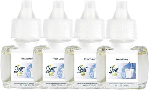 Vista 16 de Scent Fill Ambientador enchufable de sidra de manzana, 4 recambios de aceite perfumado
