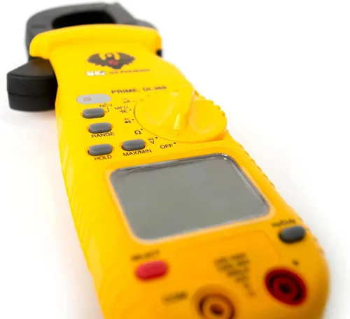 Vista 4 de UEi DL369 - Pinza amperimétrica digital HVAC de rango automático de 4000 conteos, voltímetro de CA, amperímetro de CA, mide corriente de CA, voltaje