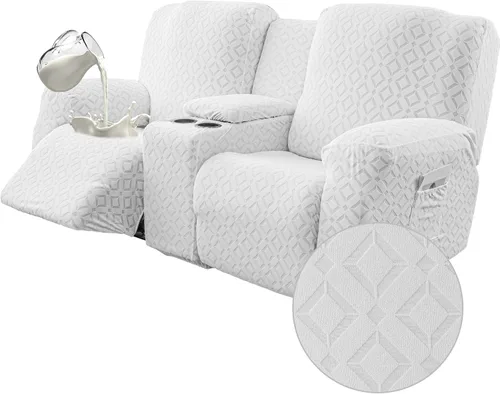 Vista 54 de Gennia Funda Impermeable para Silla Reclinable, Fundas Elásticas para Sofá Reclinable con Bolsillos, Fundas Lavables para Silla Reclinable Lazy Boy