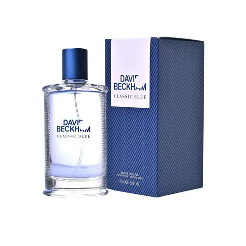 Vista 2 de David Beckham Classic Blue Eau de Toilette Spray para hombre, 3 onzas