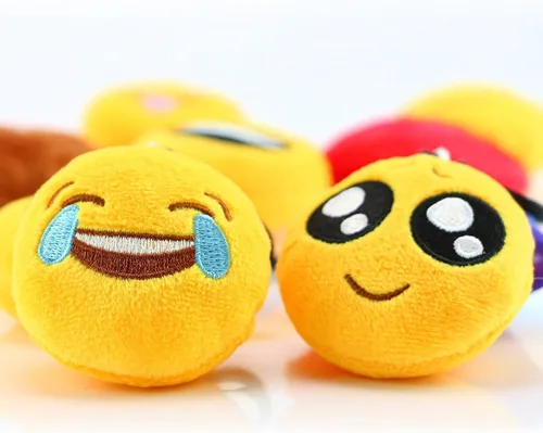 Vista 2 de Llaveros emoji, de Dreampark, para fiestas, Navidad, cumpleaños